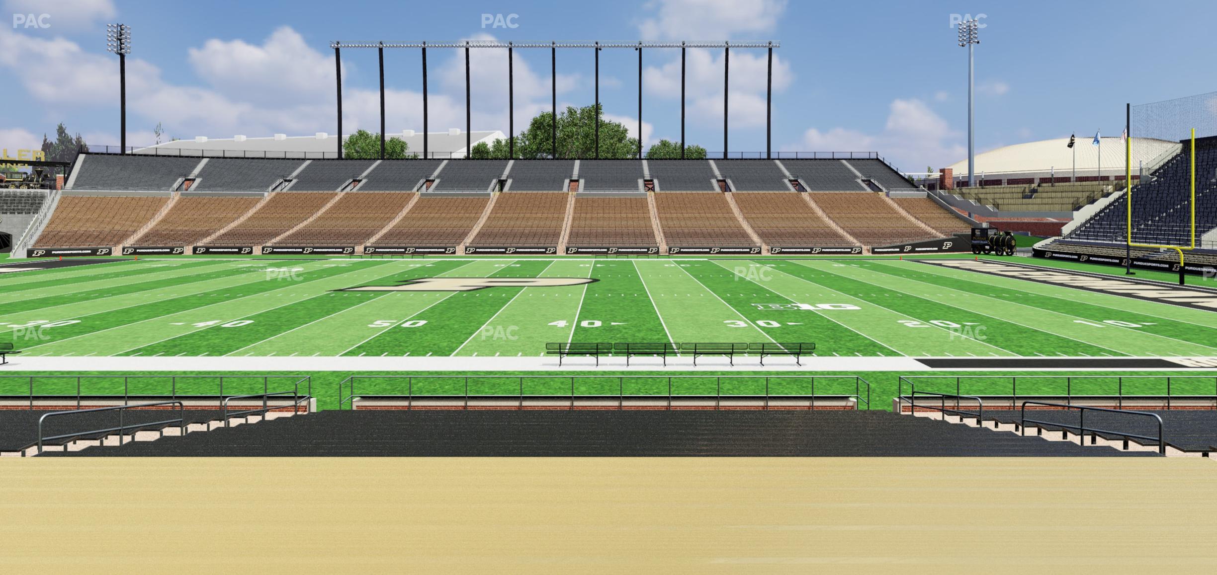 Seating view for Ross Ade Stadium Section 126