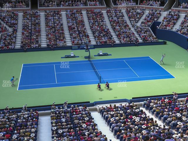 Seating view for Arthur Ashe Stadium Section 109