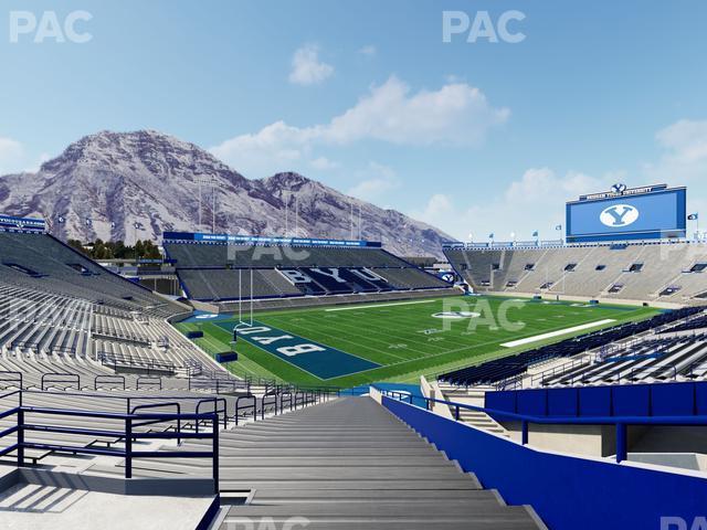 Seating view for LaVell Edwards Stadium Section 121