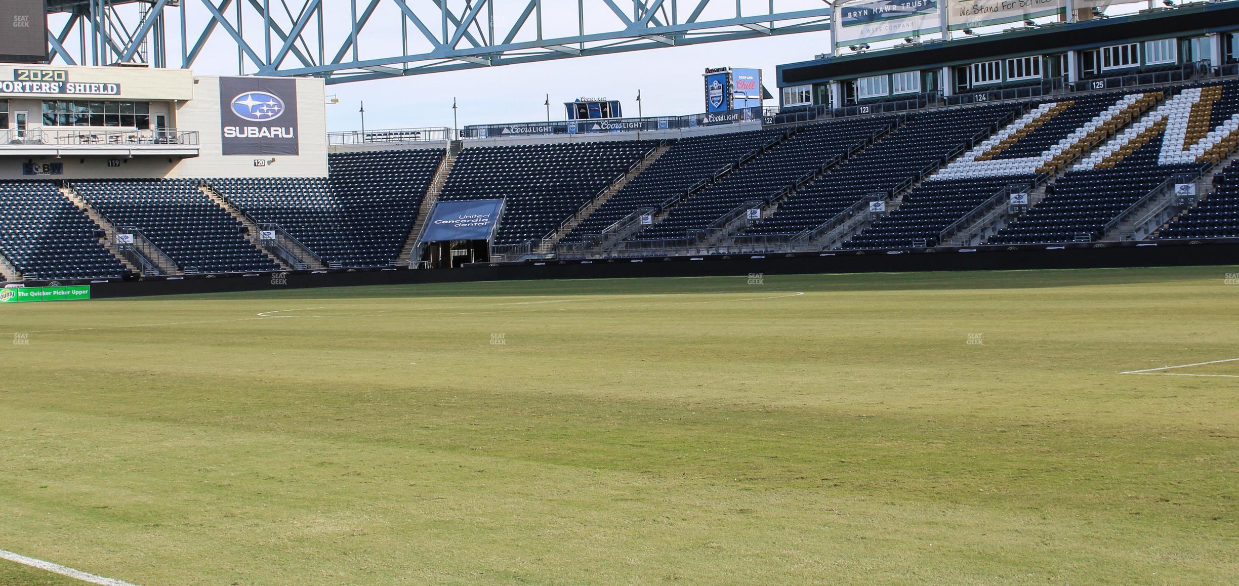 Seating view for Subaru Park Section Field 1