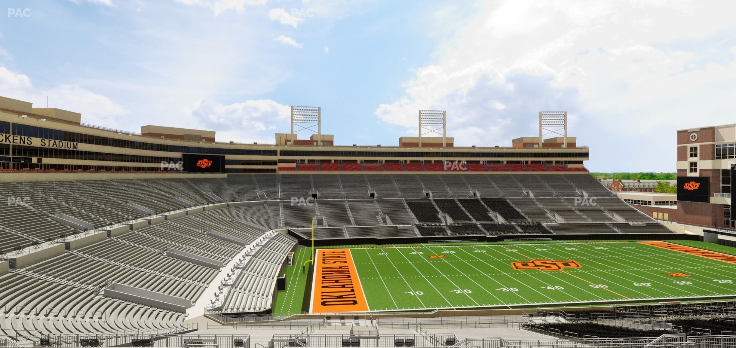 Seating view for Boone Pickens Stadium Section 211