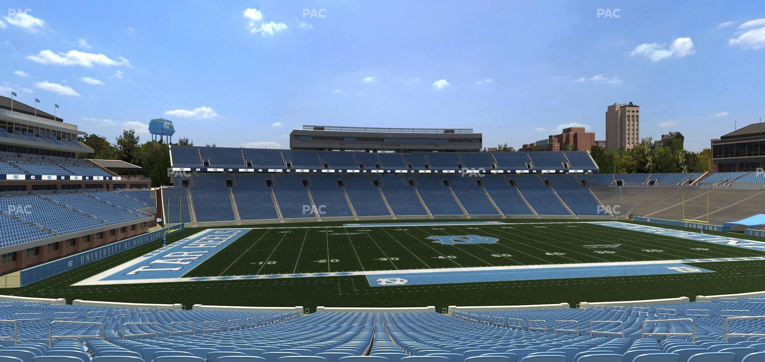 Seating view for Kenan Memorial Stadium Section 104