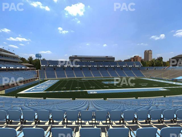 Seating view for Kenan Memorial Stadium Section 104