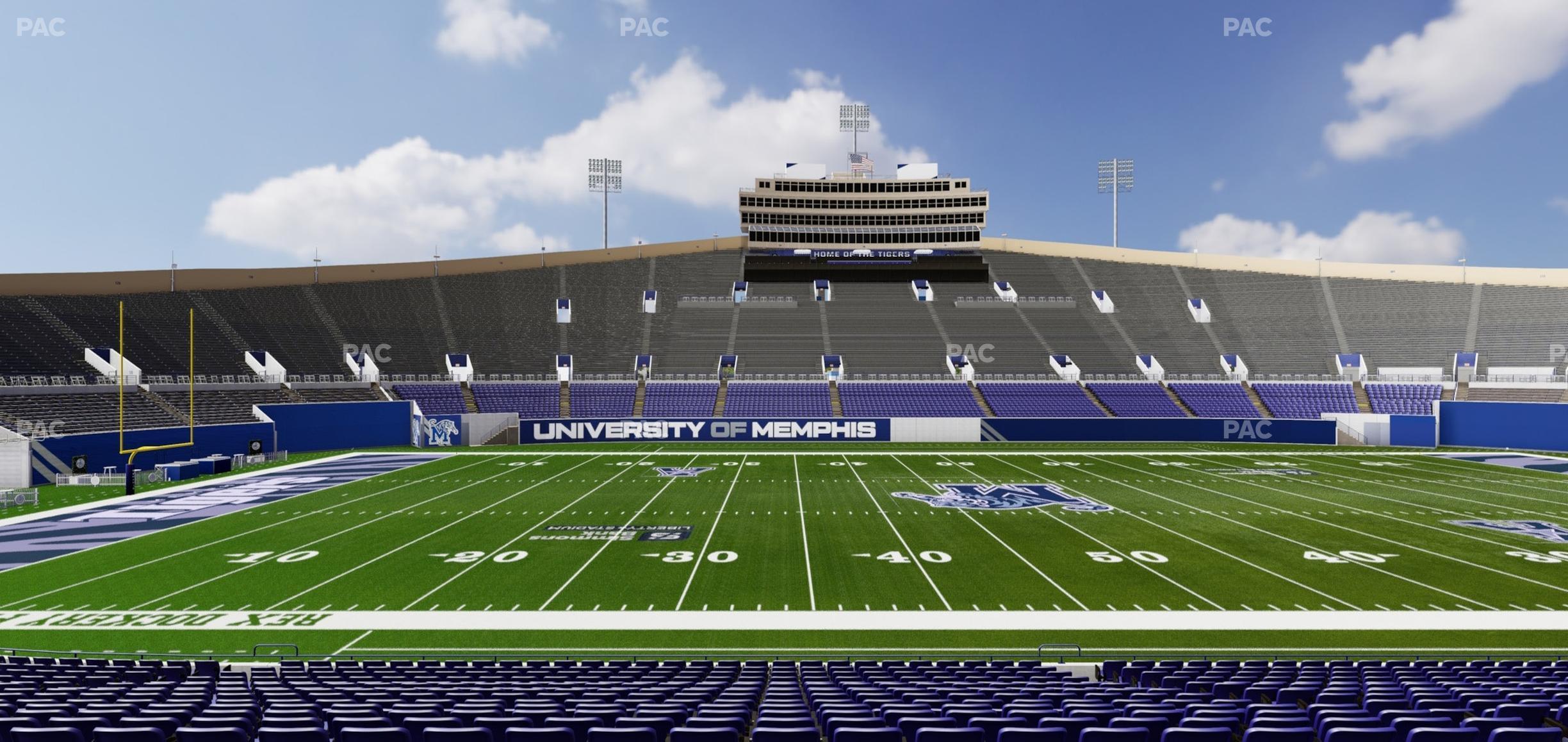 Seating view for Simmons Bank Liberty Stadium Section Box 121