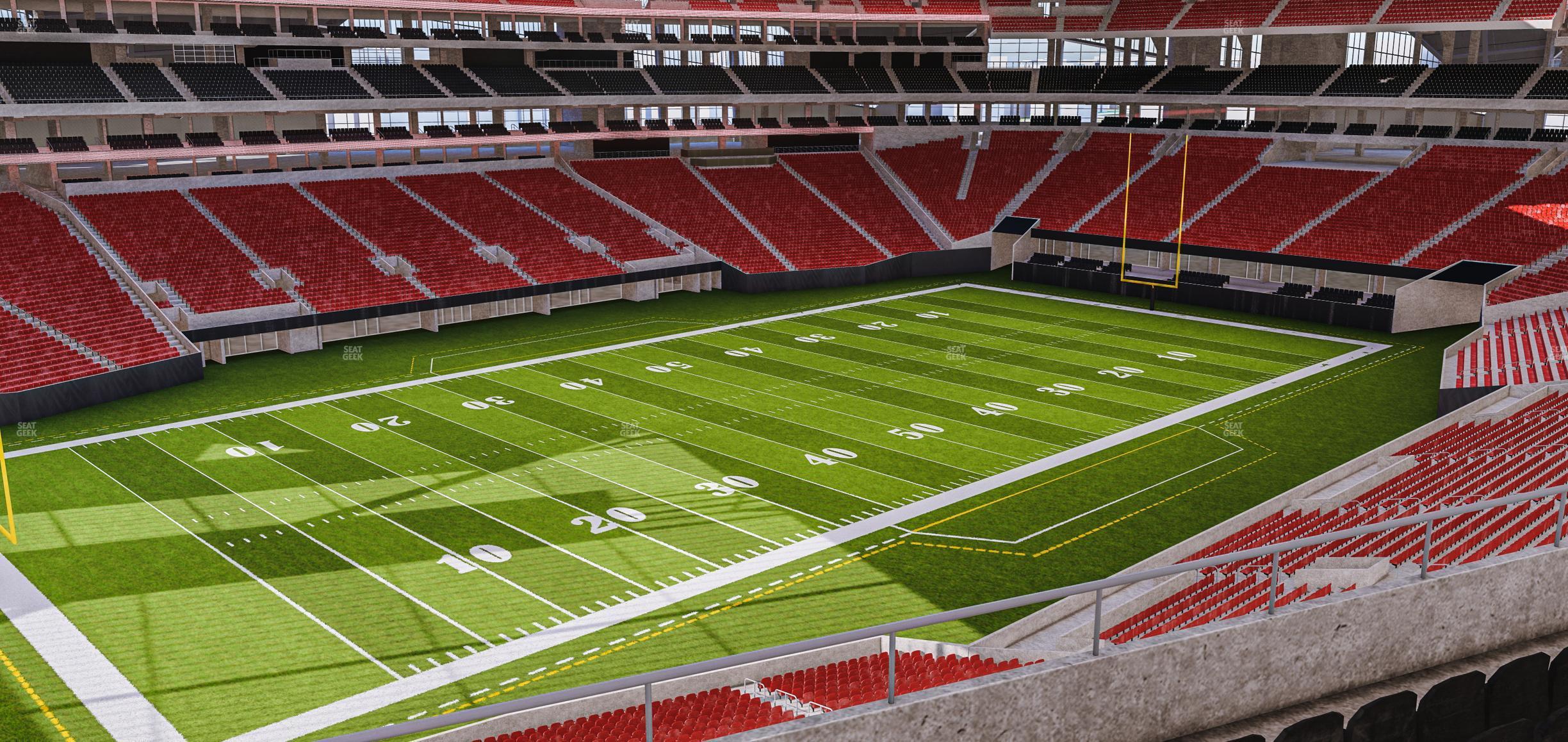 Seating view for Mercedes-Benz Stadium Section 243