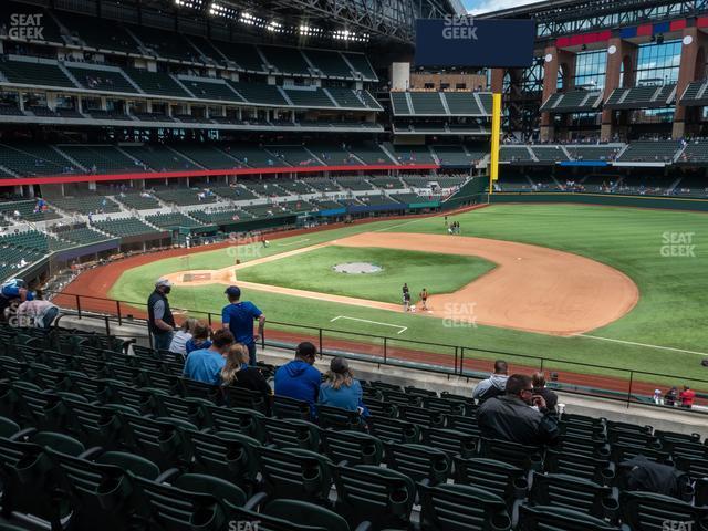 Seating view for Globe Life Field Section 121