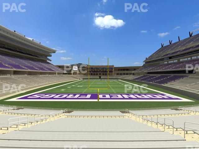 Seating view for Amon G Carter Stadium Section 115