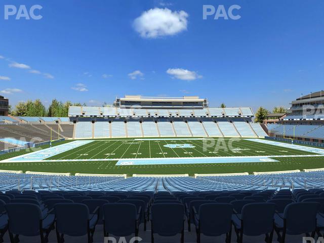 Seating view for Kenan Memorial Stadium Section 124