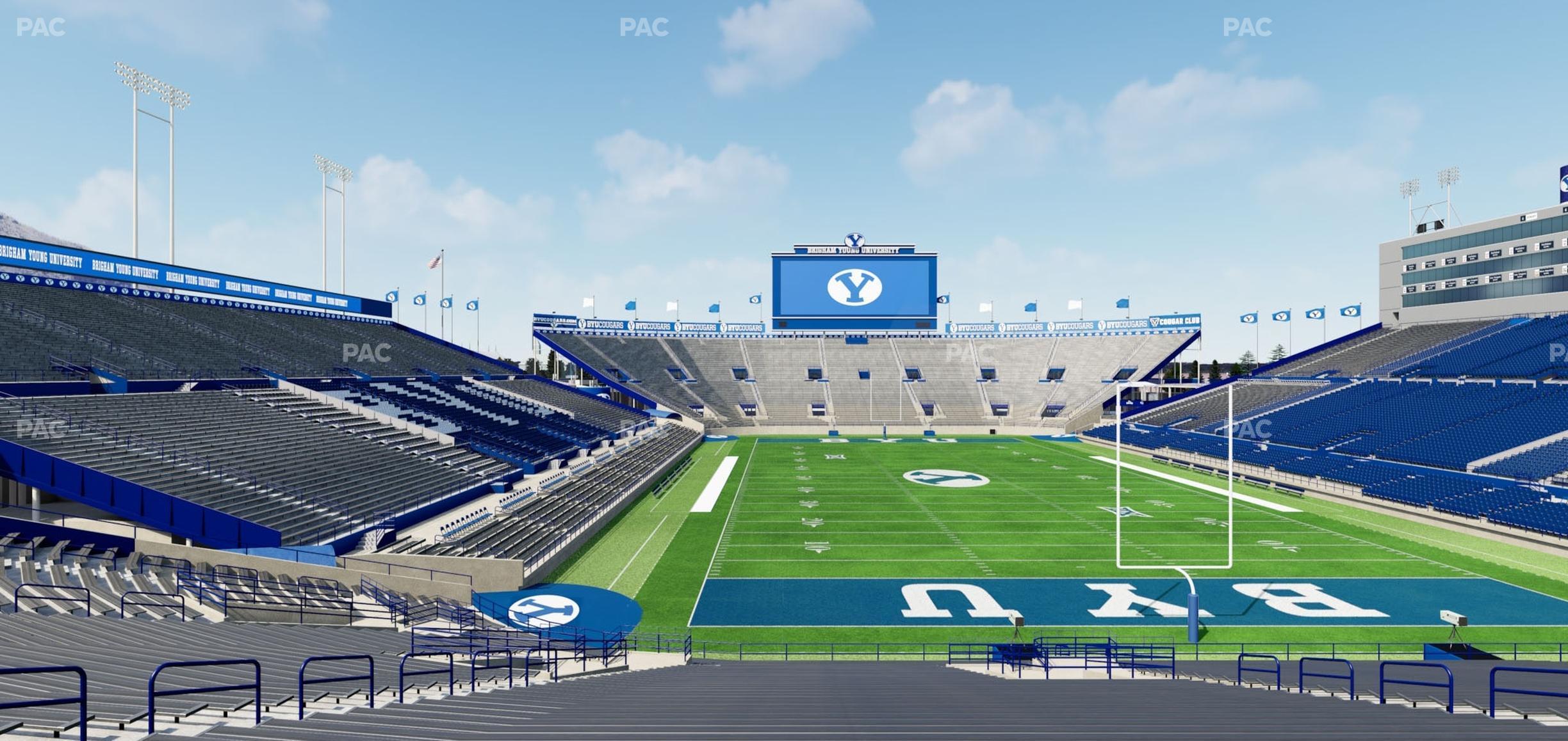 Seating view for LaVell Edwards Stadium Section 126