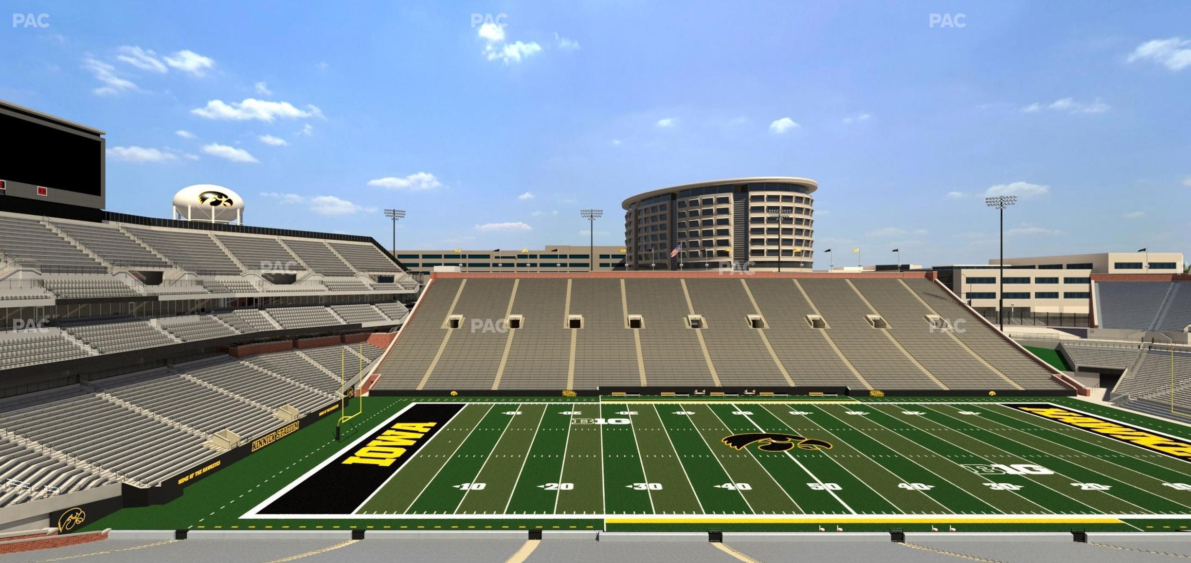 Seating view for Kinnick Stadium Section 128