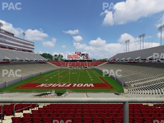 Seating view for Carter-Finley Stadium Section 212