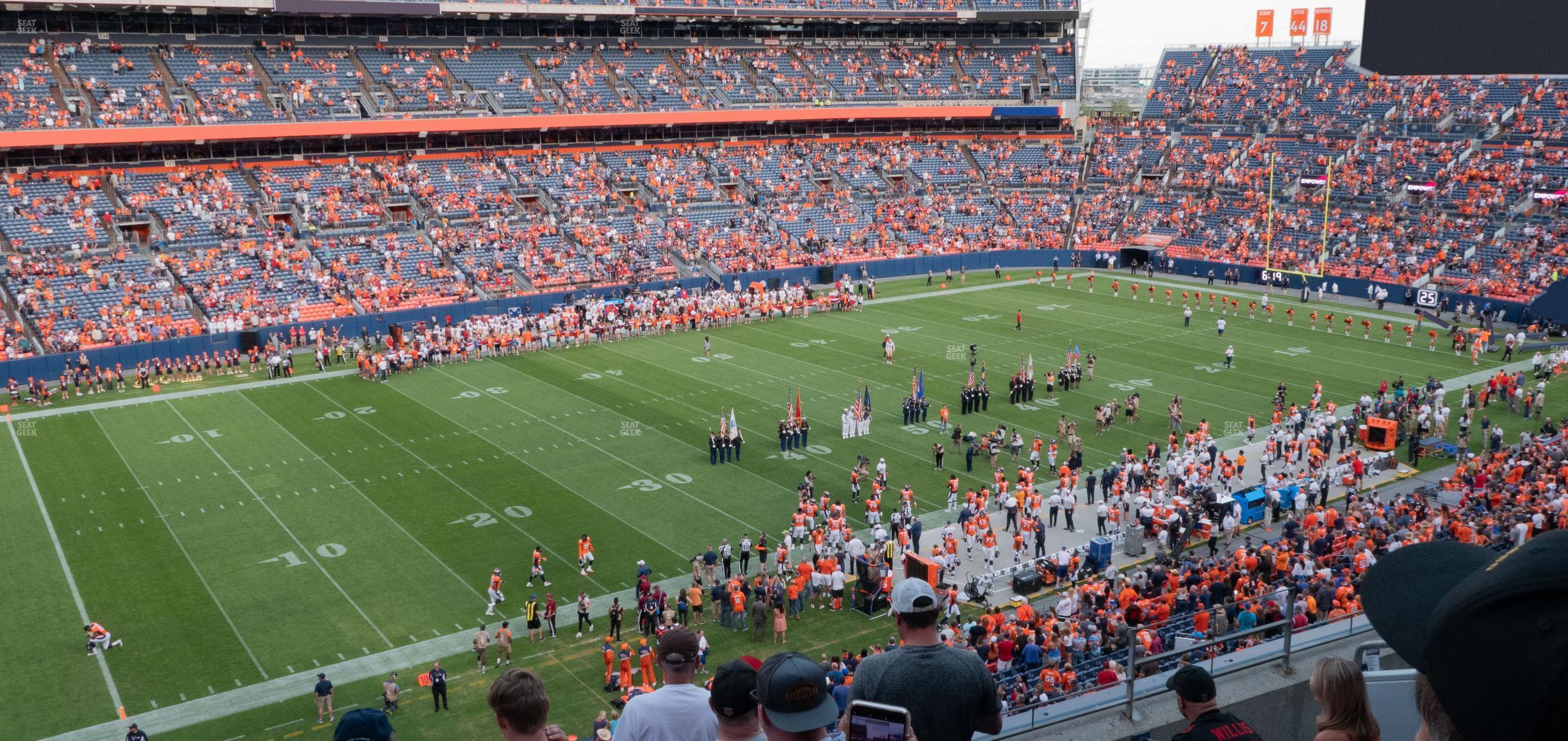 Seating view for Empower Field at Mile High Section 315