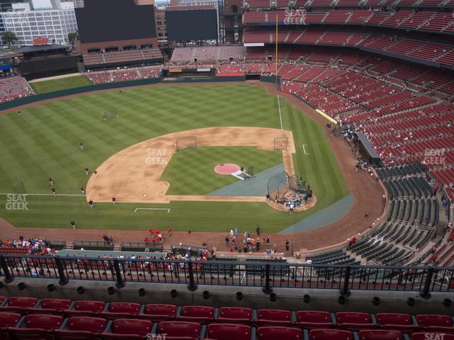 Seating view for Busch Stadium Section Infield Terrace 454