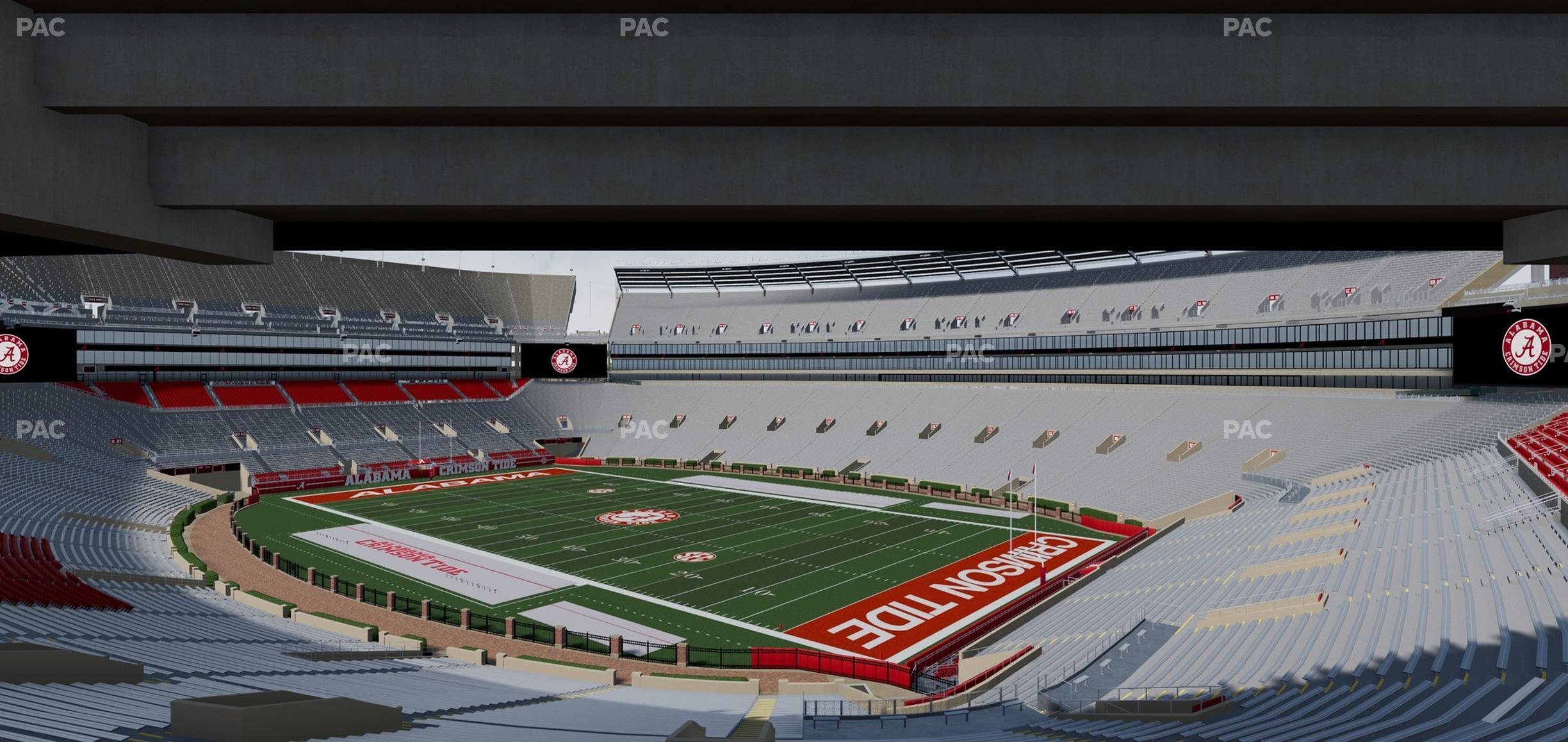 Seating view for Bryant Denny Stadium Section Loge Box 2