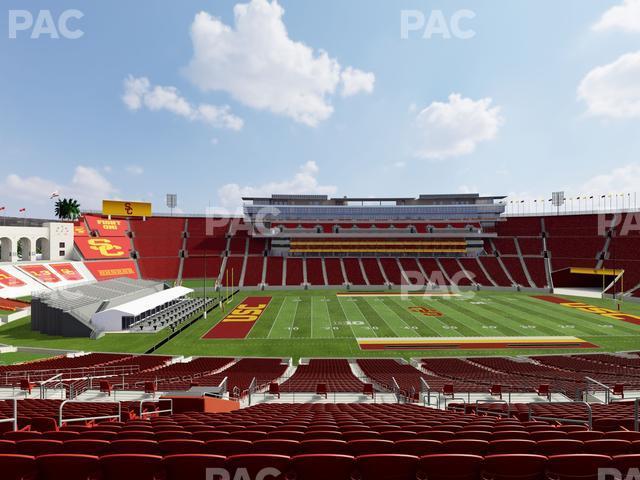 Seating view for Los Angeles Memorial Coliseum Section 223 B