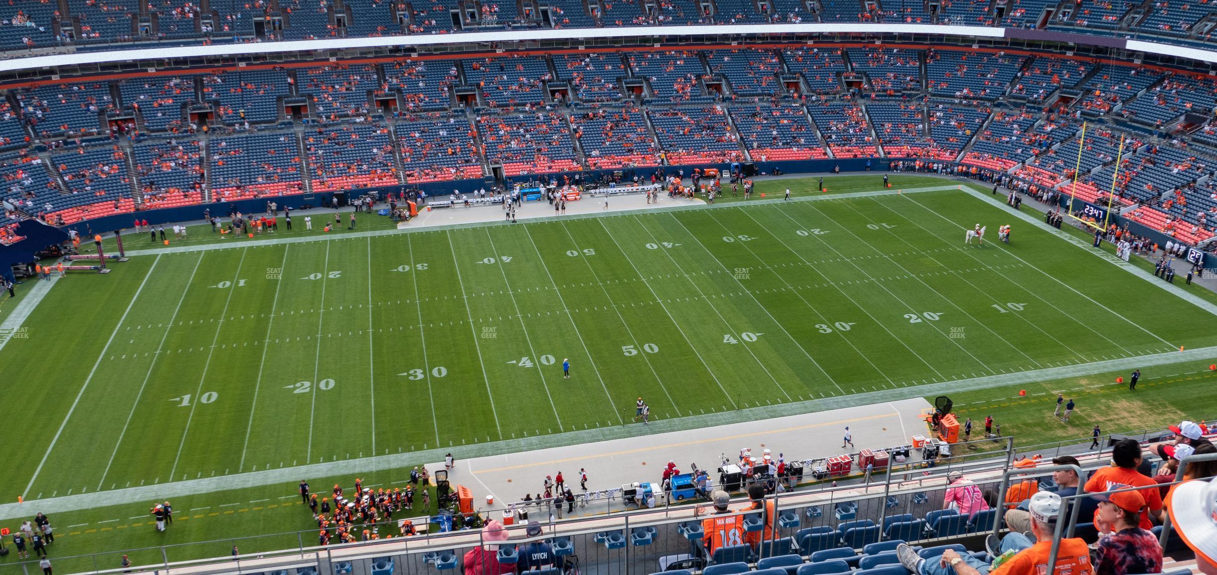 Seating view for Empower Field at Mile High Section 536