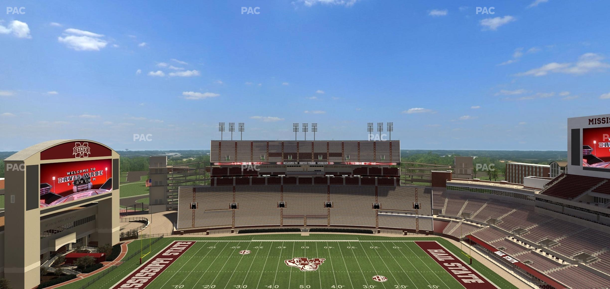 Seating view for Davis Wade Stadium Section 336