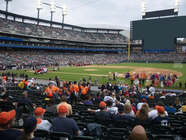 Seating view for Comerica Park Section 119