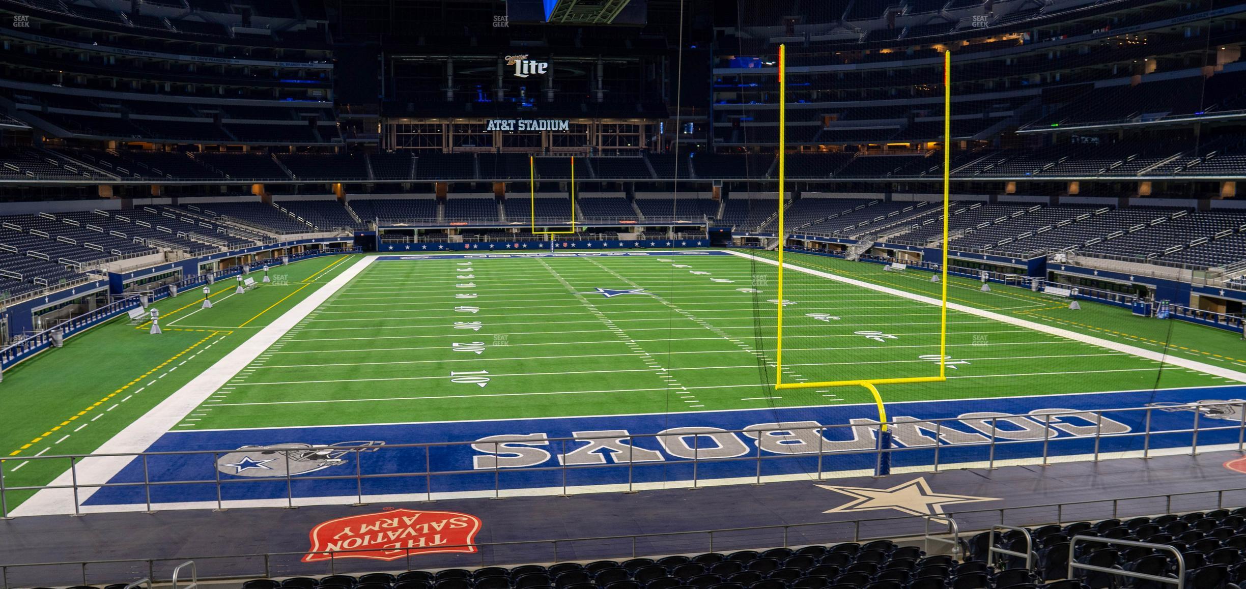 Seating view for AT&T Stadium Section Hall Of Fame Suite 221 A