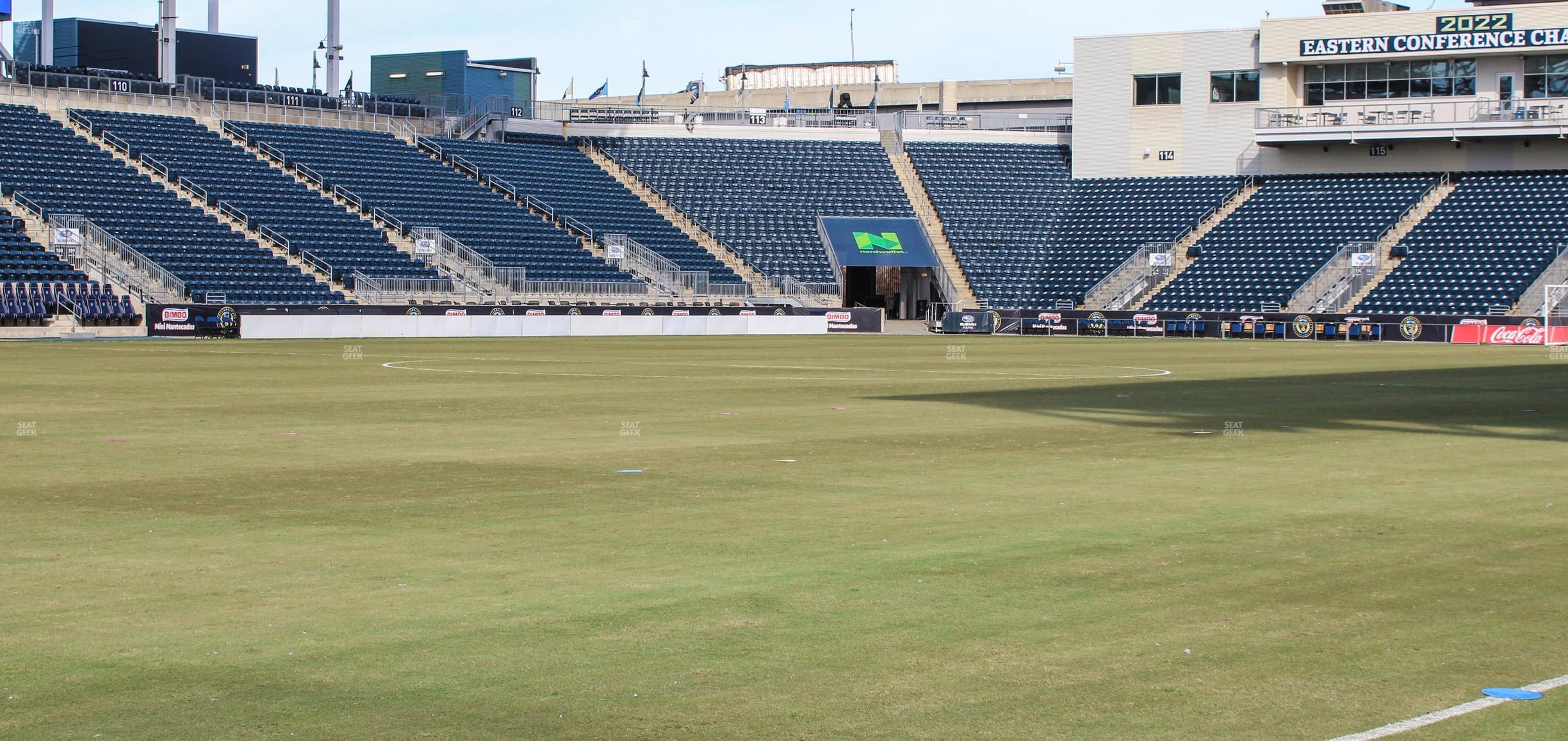 Seating view for Subaru Park Section Field 32