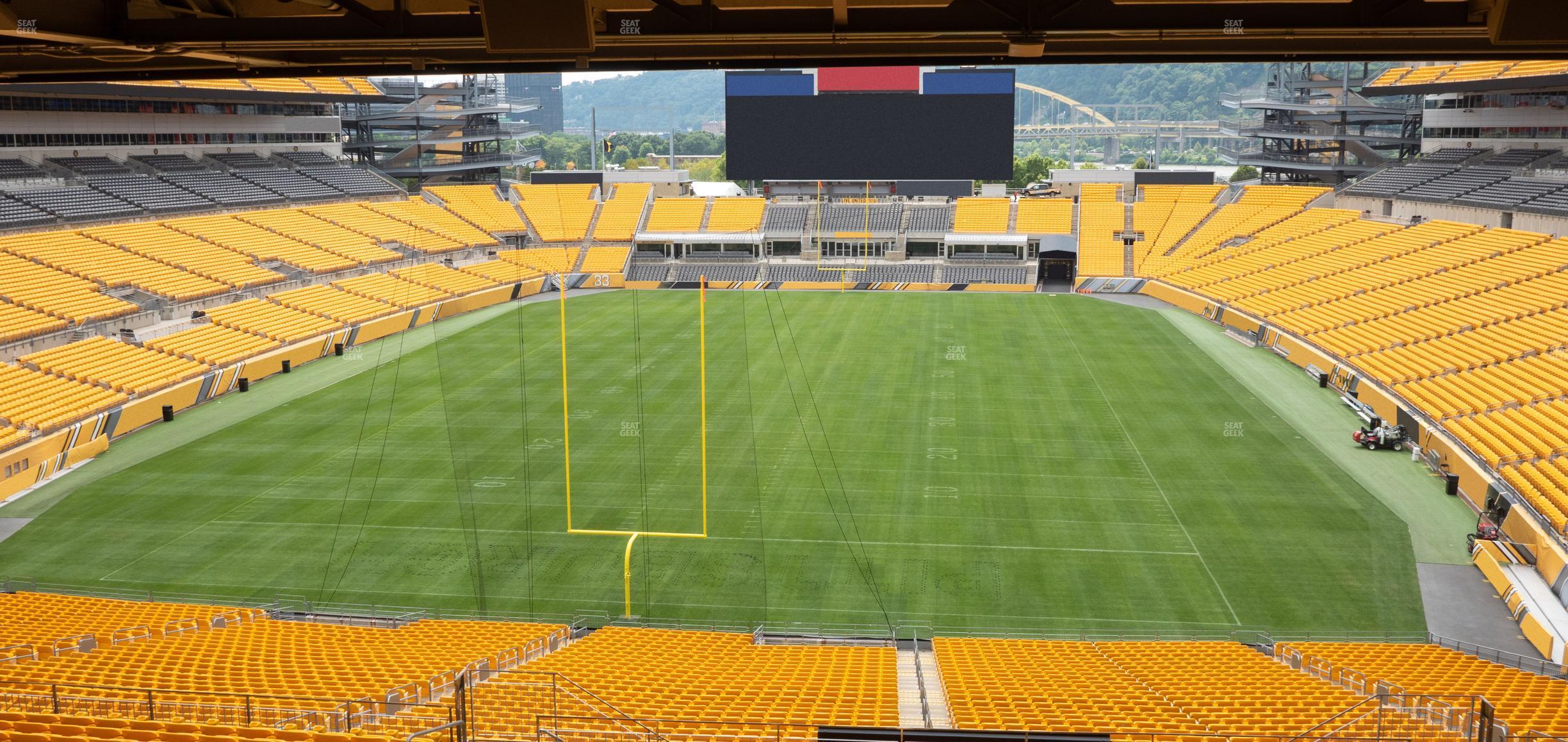 Seating view for Acrisure Stadium Section North Club 009