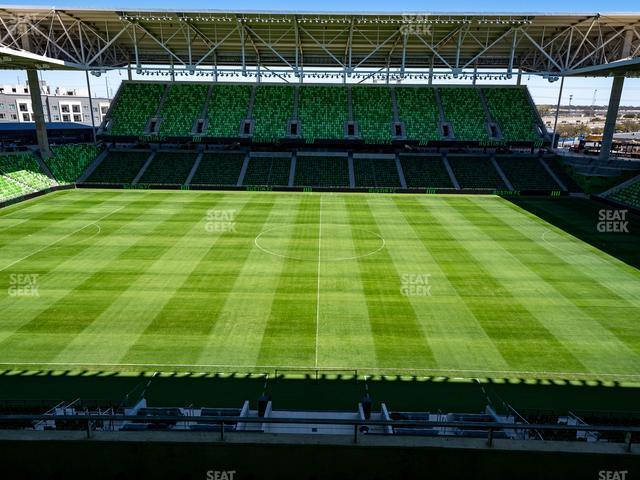 Seating view for Q2 Stadium Section Austin Telco Terrace 313