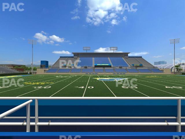 Seating view for Delaware Stadium Section East Box 79