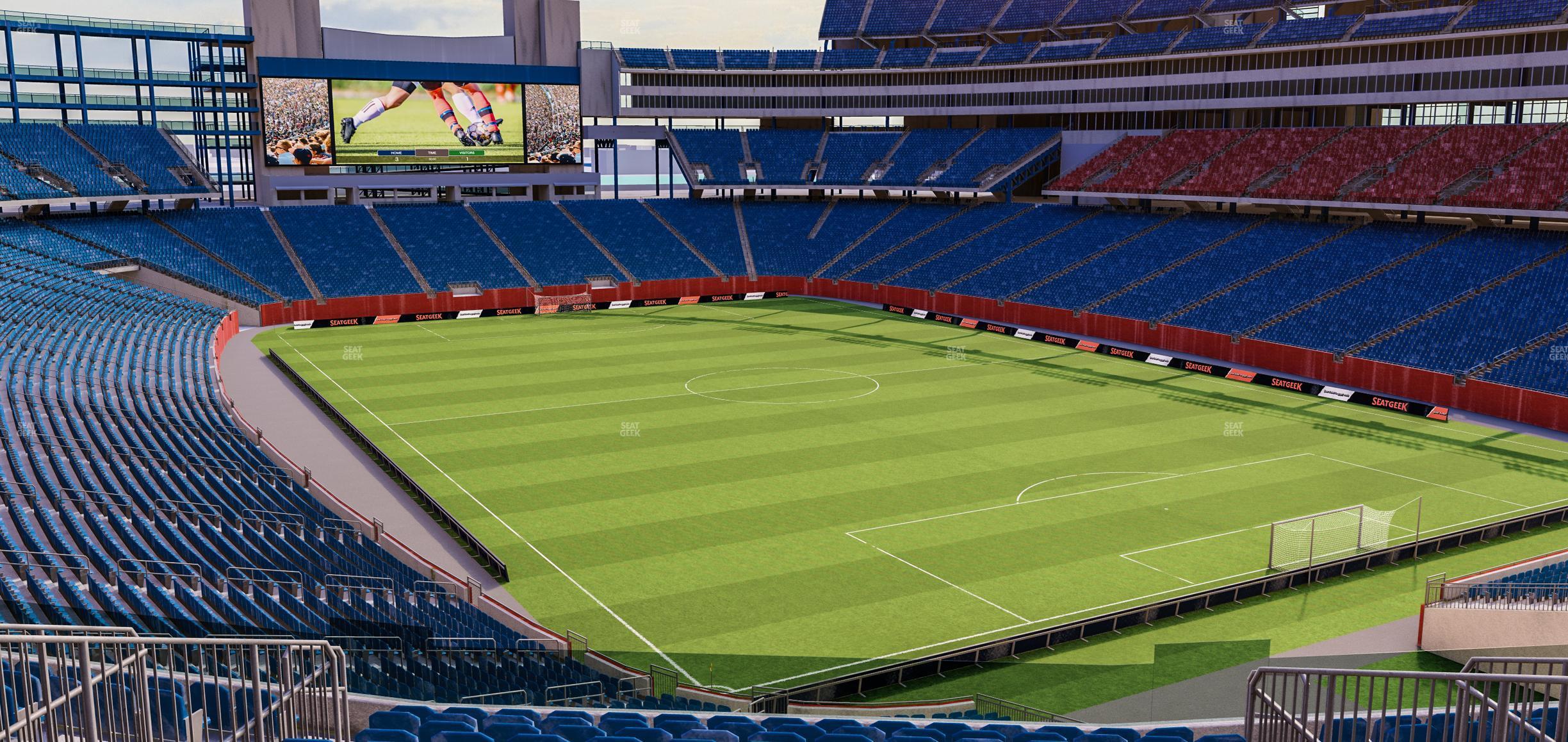 Seating view for Gillette Stadium Section 202