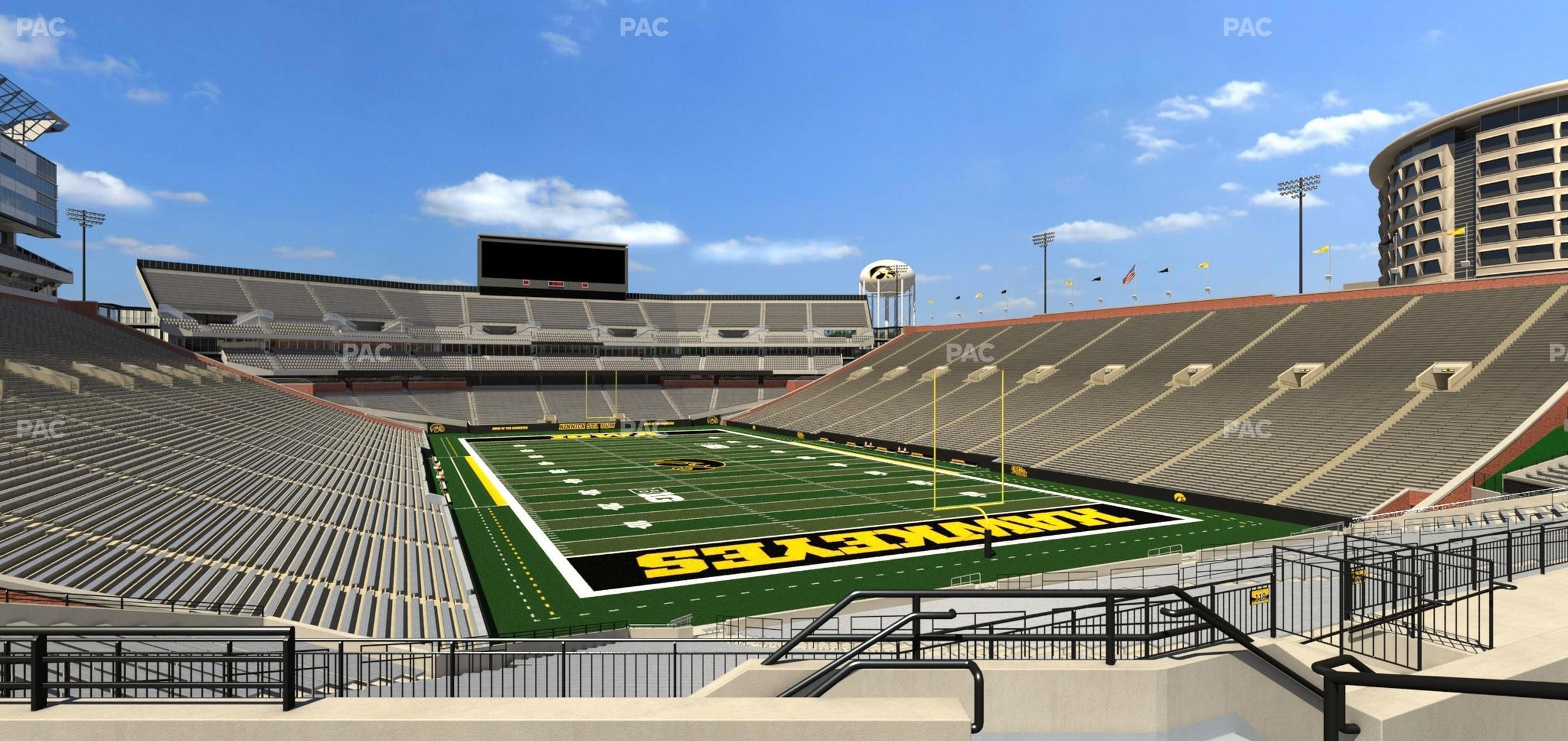 Seating view for Kinnick Stadium Section 219