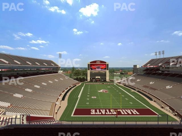 Seating view for Davis Wade Stadium Section 116