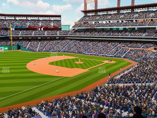 Seating view for Citizens Bank Park Section 234