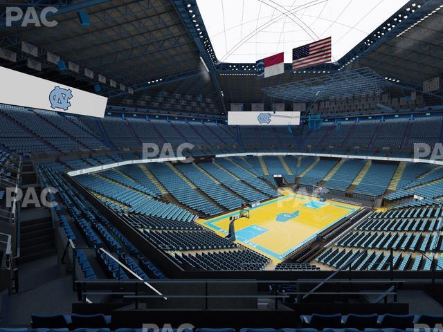 Seating view for Dean Smith Center Section 203