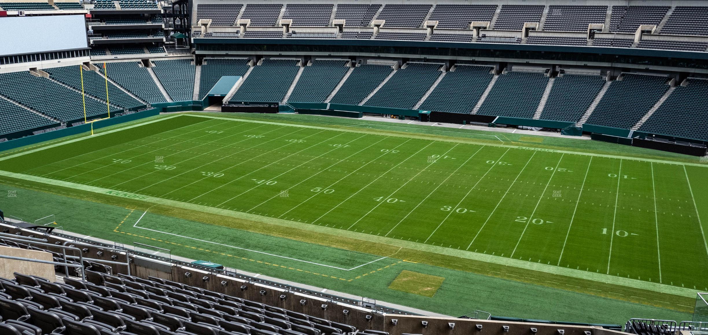 Seating view for Lincoln Financial Field Section C 3