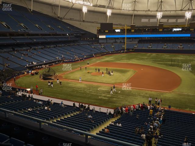 Seating view for Tropicana Field Section 214