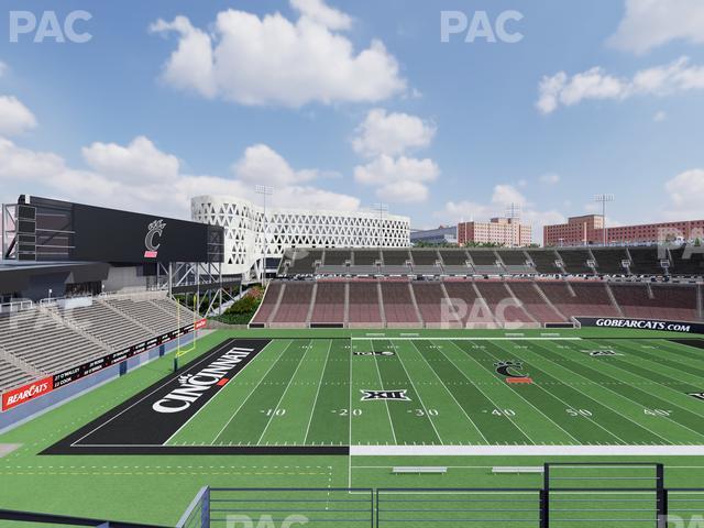 Seating view for Nippert Stadium Section Club 344