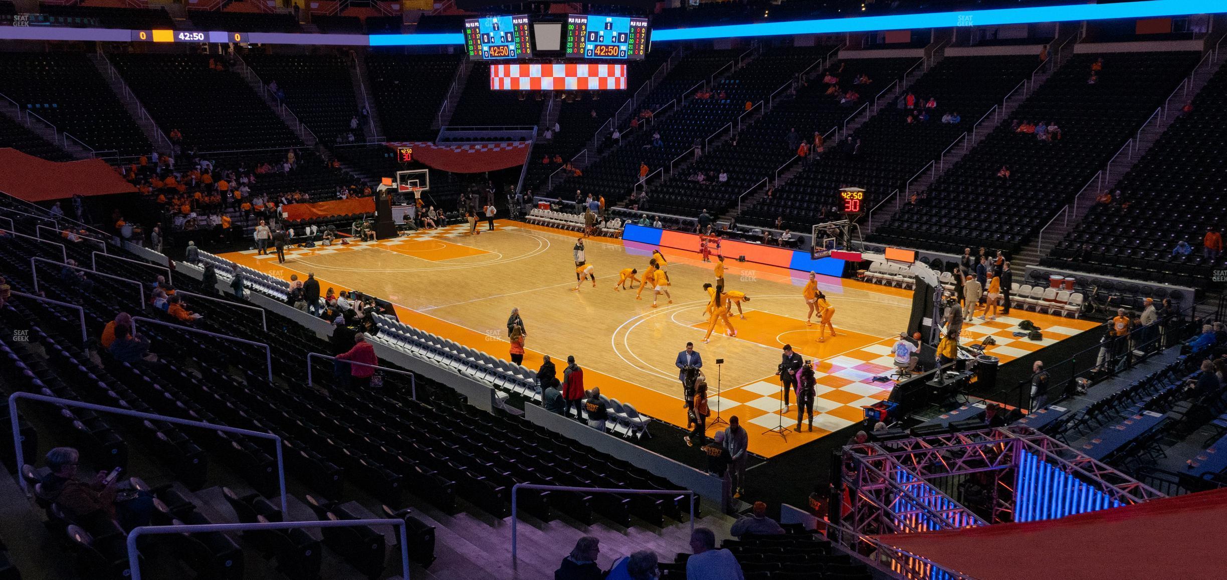 Seating view for Thompson-Boling Arena at Food City Center Section 117