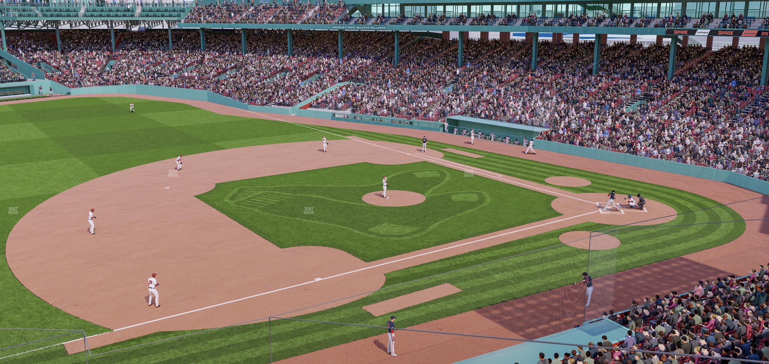 Seating view for Fenway Park Section Dell Technologies Suite L 13