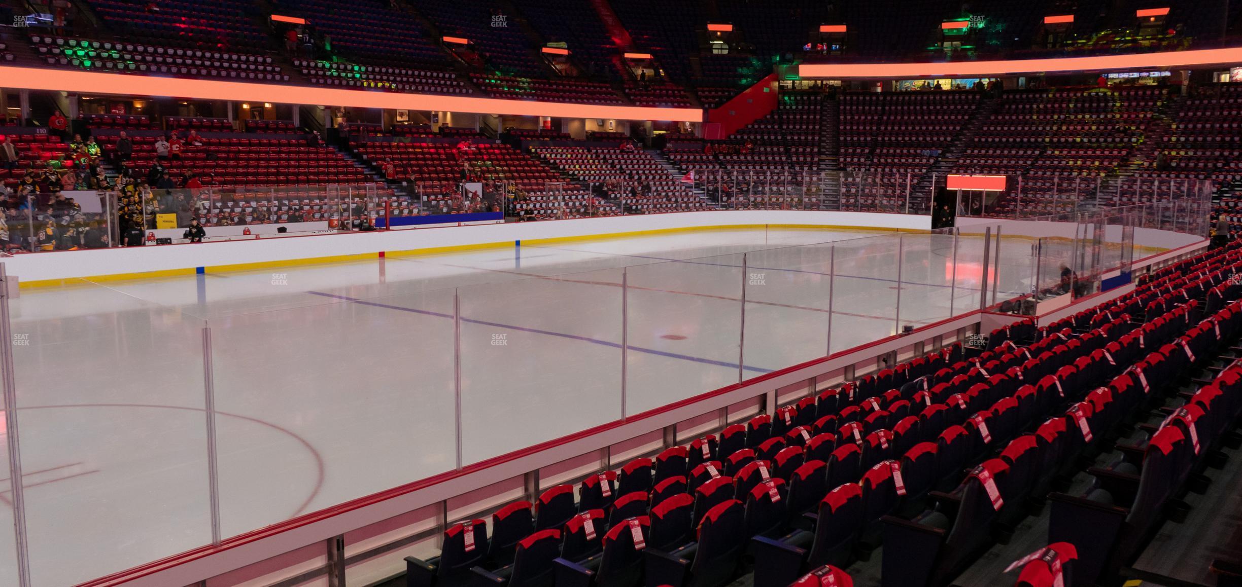 Seating view for Scotiabank Saddledome Section 118