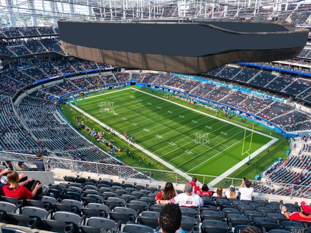 Seating view for SoFi Stadium Section 522