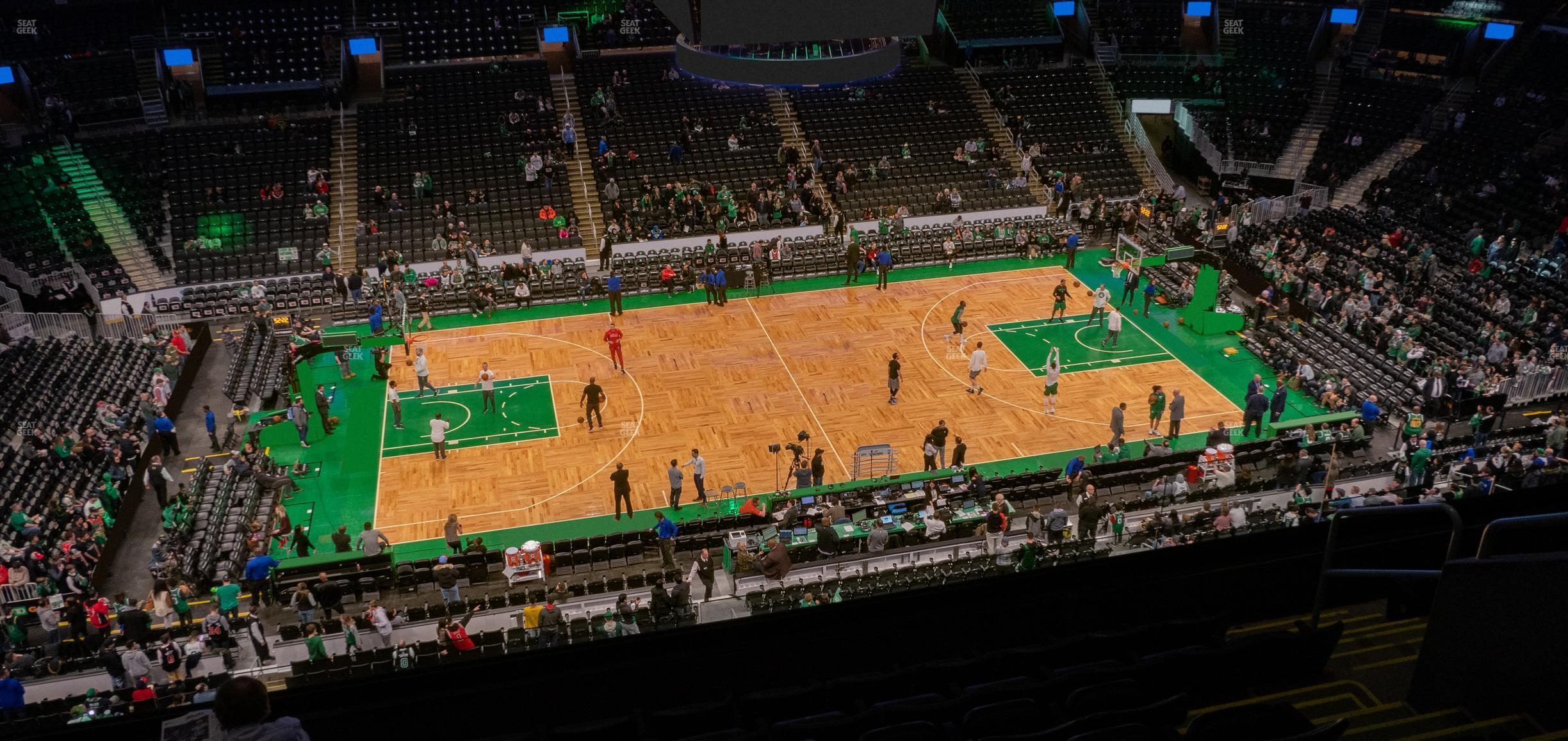 Seating view for TD Garden Section Balcony 302