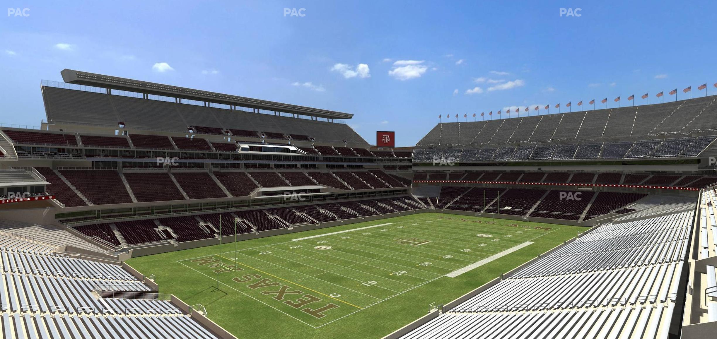 Seating view for Kyle Field Section 241