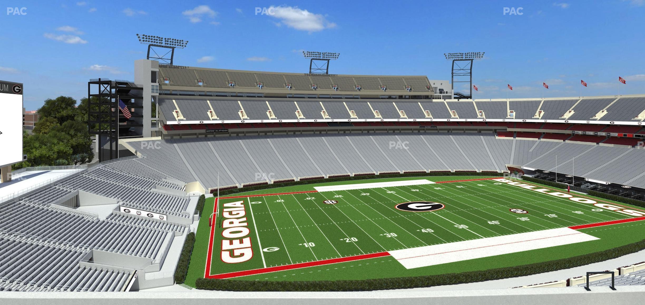 Seating view for Sanford Stadium Section Sky Club 335