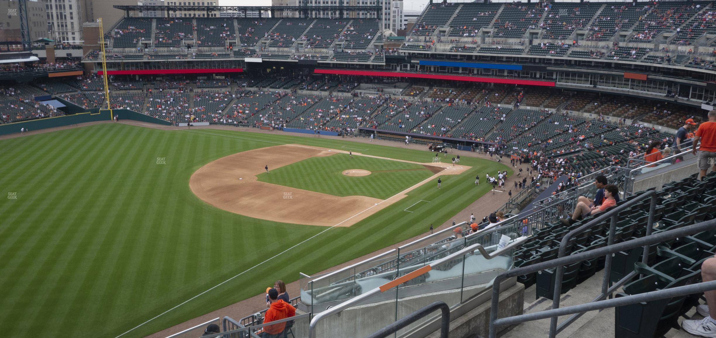 Seating view for Comerica Park Section 341