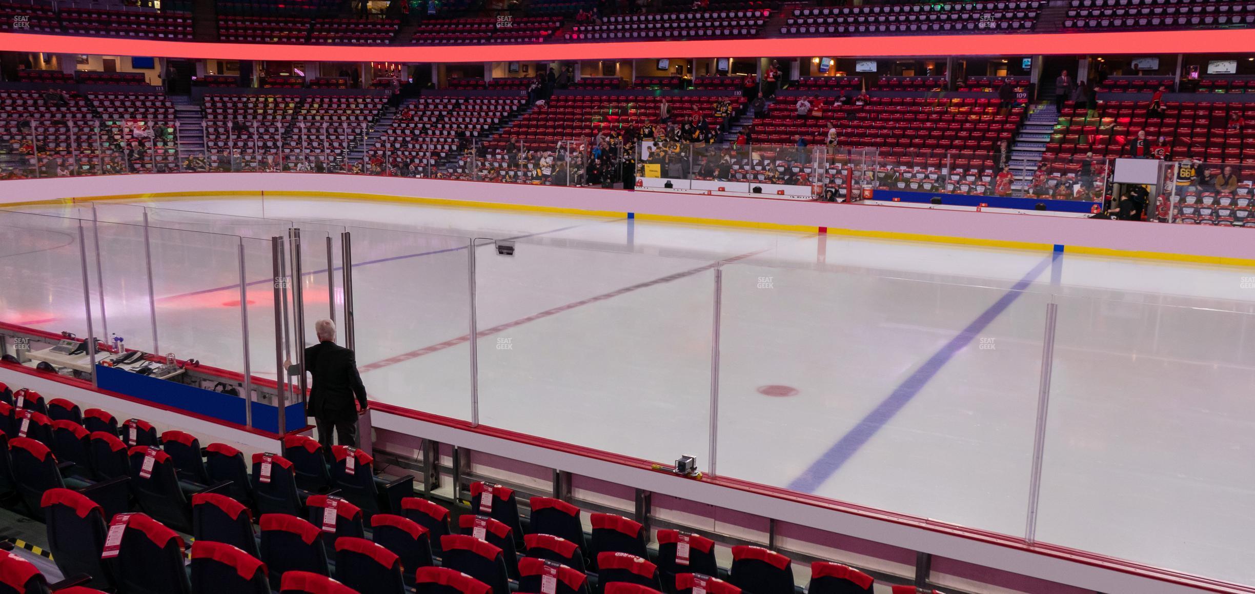 Seating view for Scotiabank Saddledome Section 121