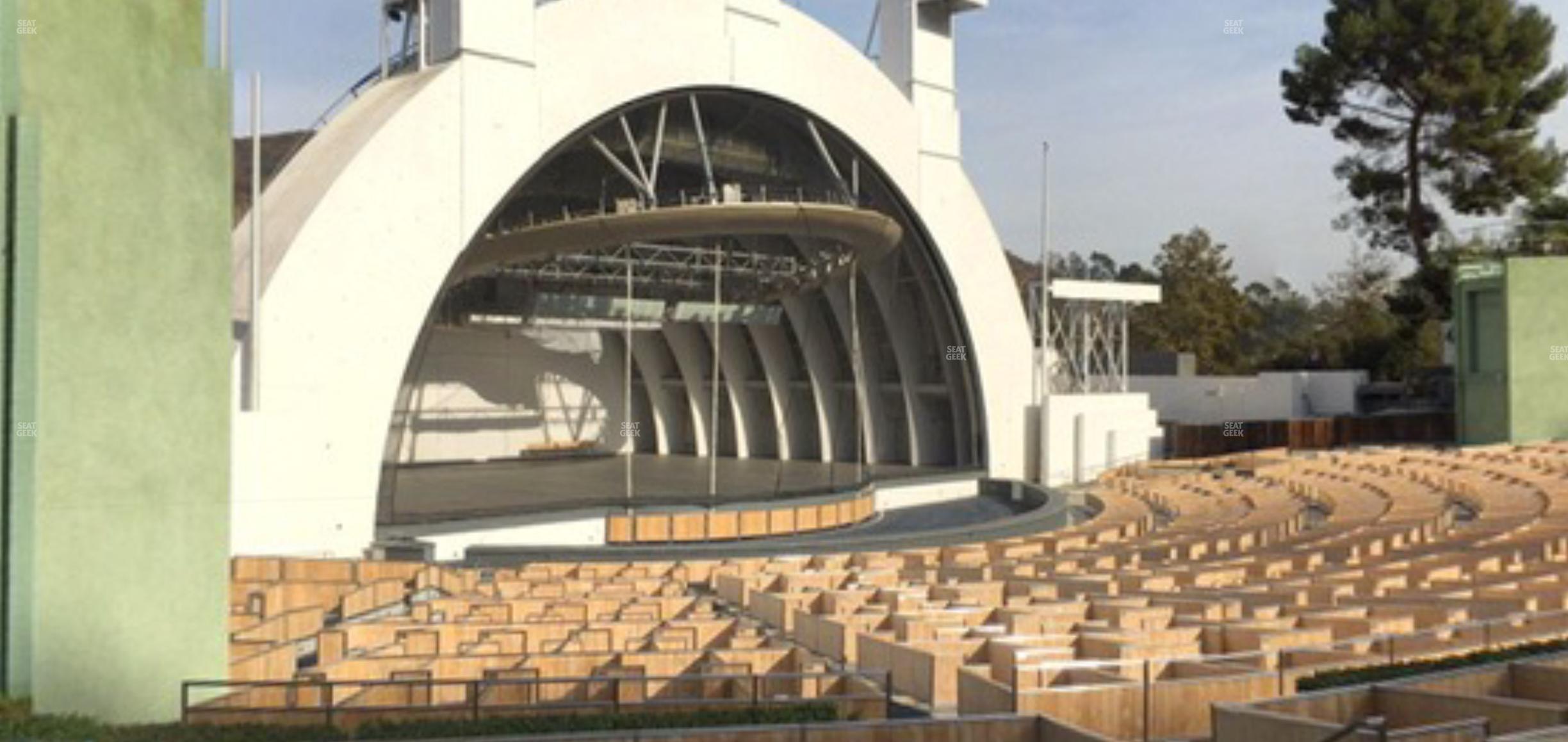 Seating view for Hollywood Bowl Section E