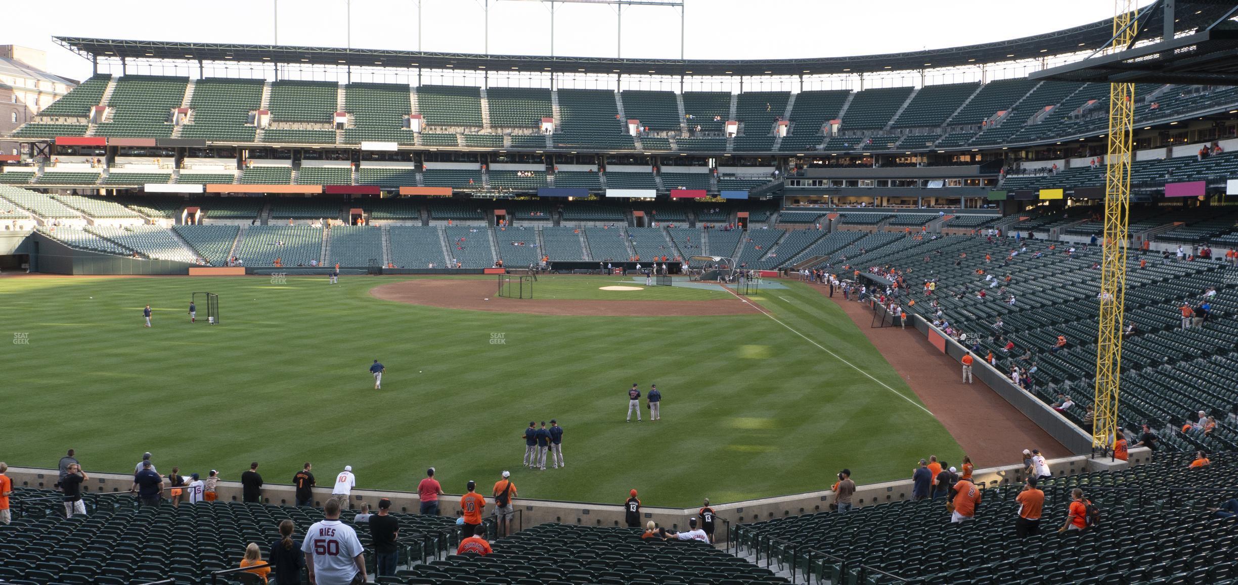 Seating view for Oriole Park at Camden Yards Section 81