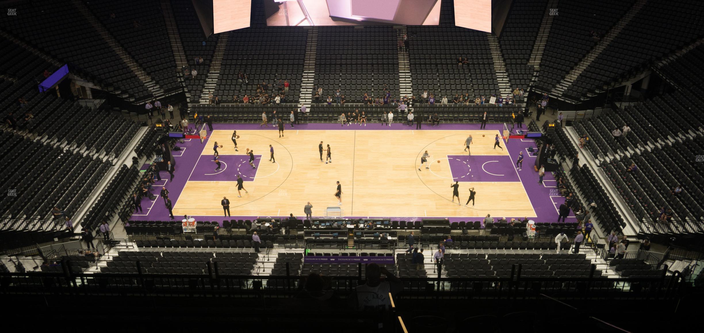 Seating view for Golden 1 Center Section 205