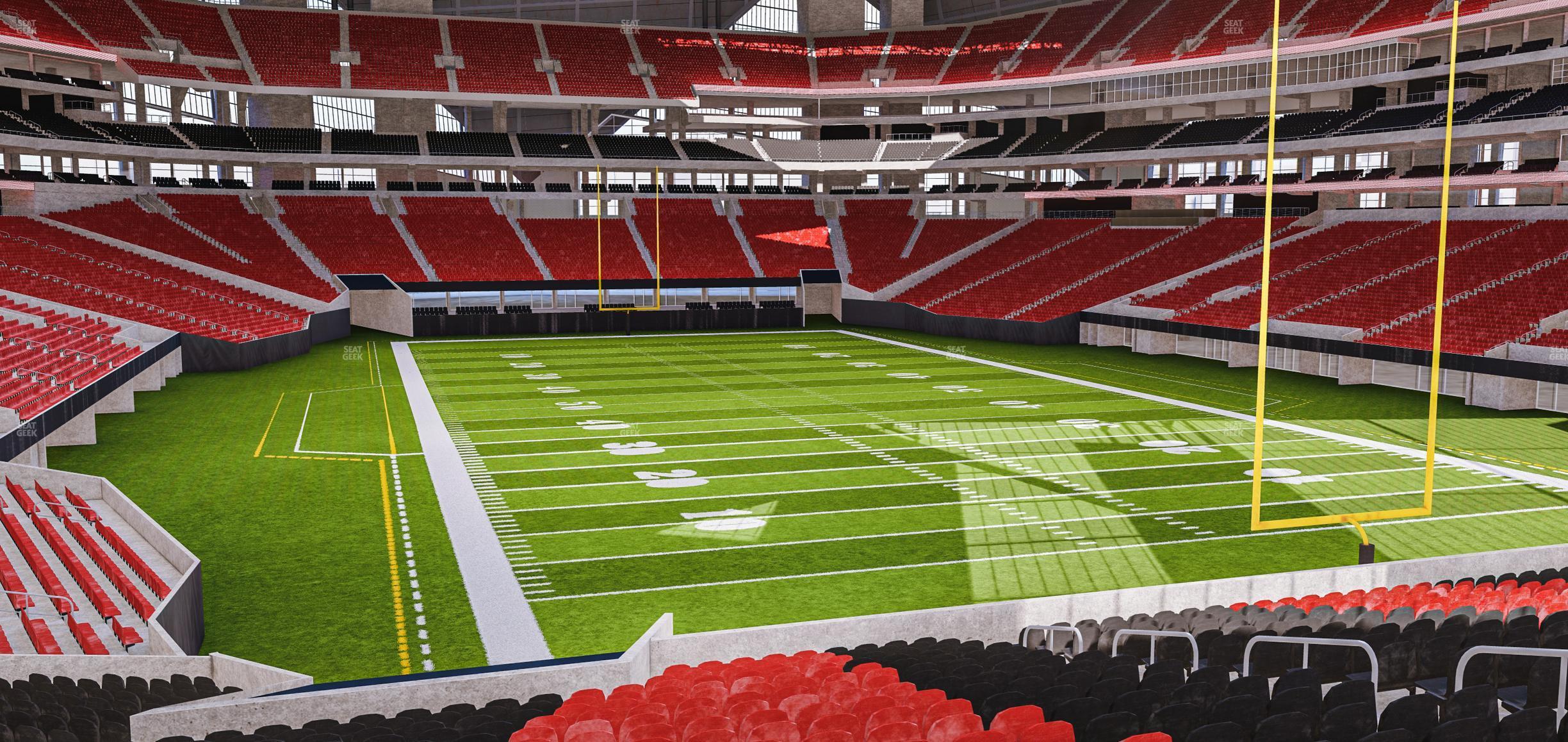 Seating view for Mercedes-Benz Stadium Section 103