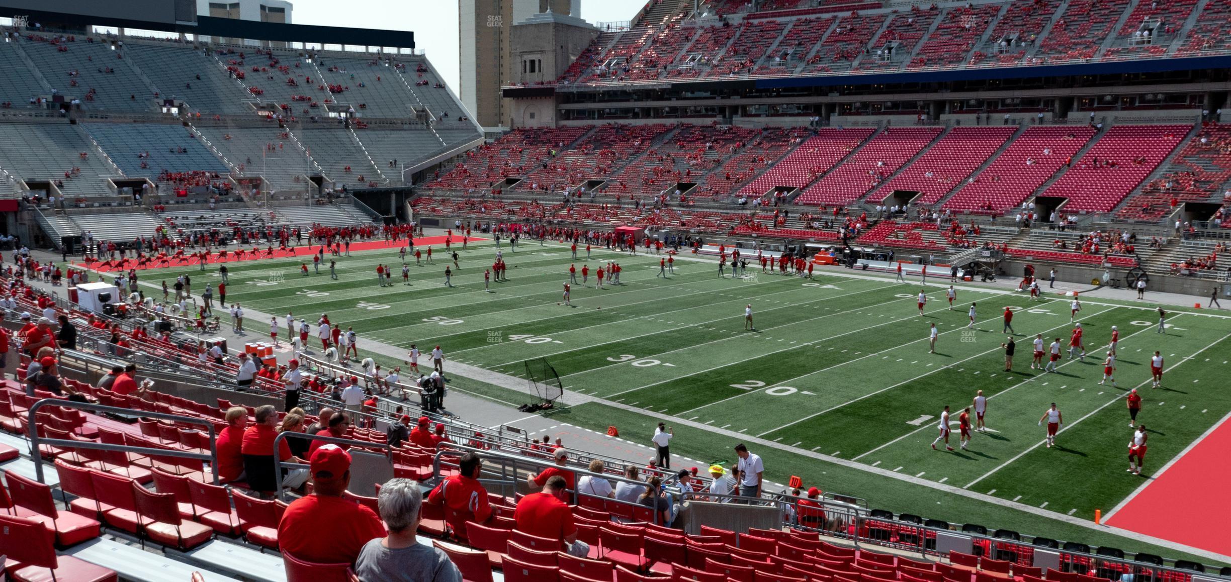 Seating view for Ohio Stadium Section 14 A