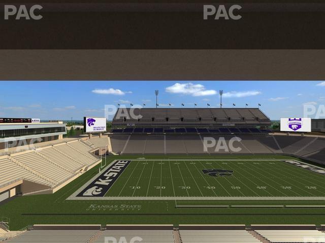 Seating view for Bill Snyder Family Stadium Section Loge 310